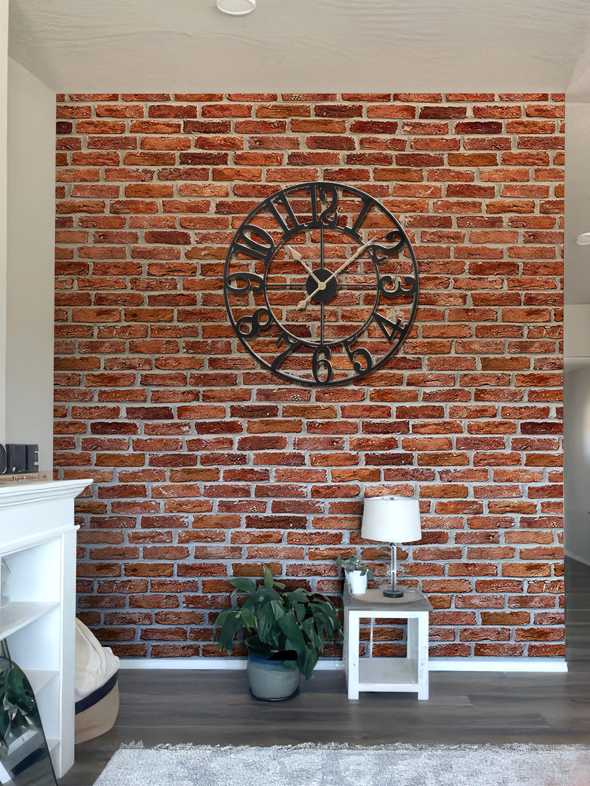 Classic Red Brick faux finish concept preview